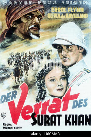 Charge de la Brigade légère, la (1936) - Allemand - Affiche de film Banque D'Images