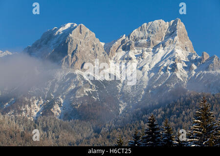 Buchauer Sattel, pic de Buchstein, parc national du Gesäuse, Styrie, Autriche, Europe Banque D'Images