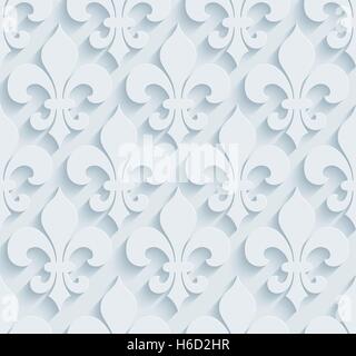 Gris clair motif neutre transparent avec effet 3D. Vector background. Raccordable Illustration de Vecteur