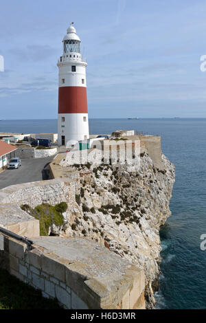 Europa Point Lighthouse, Gibraltar Banque D'Images