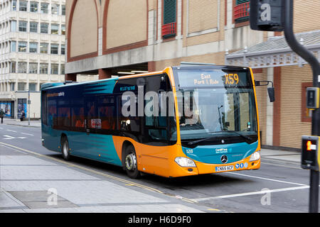 Mercedes Benz citaro utilisé par les transports en bus de Cardiff Wales United Kingdom Banque D'Images