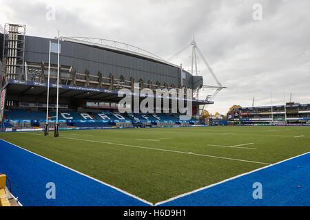 Cardiff Arms Park stade de rugby accueil au Pays de Galles Royaume-uni Cardiff Blues Banque D'Images