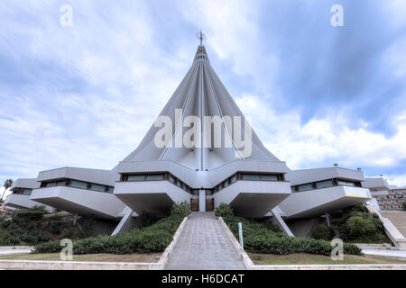 Église Santuario MADONNA DELLE LACRIME, Syracuse, Sicile, Italie Banque D'Images