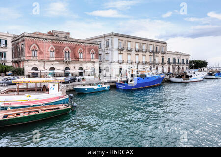 Ortigia, Syracuse, Sicile, Italie Banque D'Images