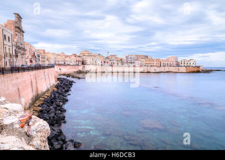 Ortigia, Syracuse, Sicile, Italie Banque D'Images