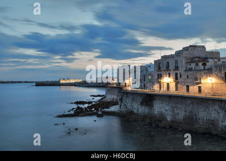 Ortigia, Syracuse, Sicile, Italie Banque D'Images