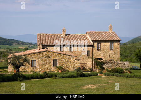 Maison de campagne typique en Toscane Banque D'Images