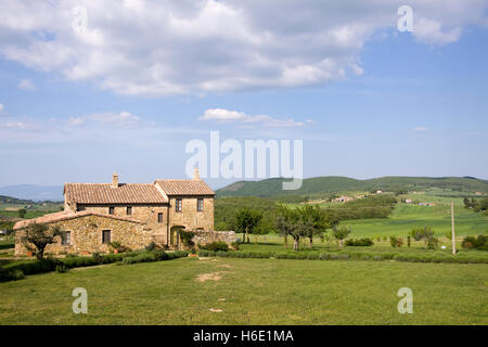 Maison de campagne typique en Toscane Banque D'Images