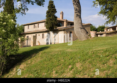 Maison de campagne typique en Toscane Banque D'Images