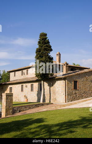 Maison de campagne typique en Toscane Banque D'Images