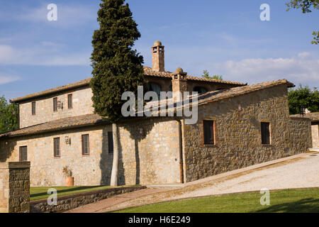 Maison de campagne typique en Toscane Banque D'Images