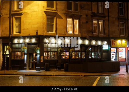 Lebowskis pub restaurant dans la région de glasgow finneston Banque D'Images