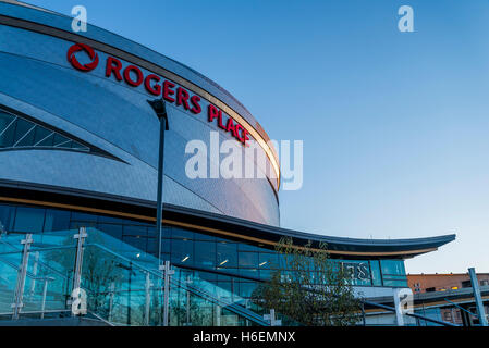 Place Rogers Arena, Edmonton, Alberta, Canada. Banque D'Images