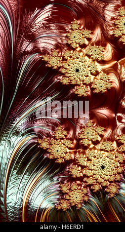 Bouquet de fleurs - abstract image générée numériquement Banque D'Images