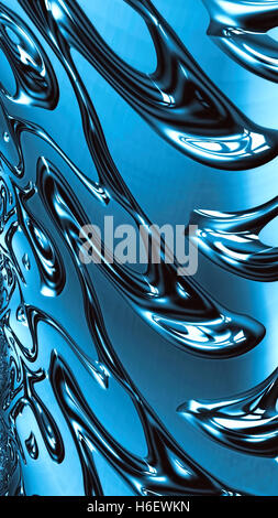 Chaos formes courbes - image générée numériquement Banque D'Images