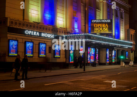 Théâtre de l'Opéra sur Quay Street dans le centre-ville de Manchester. Banque D'Images