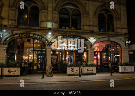 Slug & Lettuce bar et restaurant sur Deansgate, centre-ville de Manchester. Banque D'Images