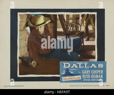 Dallas (1950) - Movie Poster - Banque D'Images