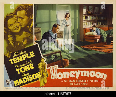 Lune de miel (1947) - Movie Poster - Banque D'Images