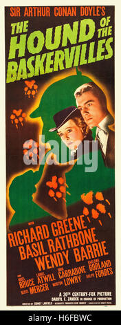 Hound of the Baskervilles, The (1939) - Movie Poster - Banque D'Images