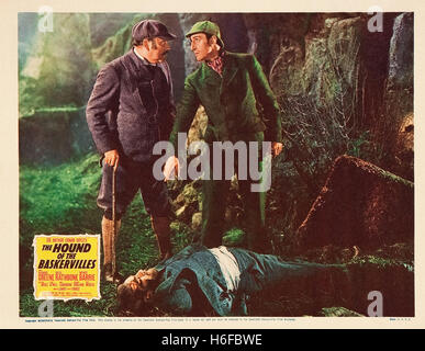 Hound of the Baskervilles, The (1939) - Movie Poster - Banque D'Images