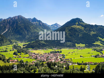 Bad Oberdorf, Imberger Horn, Bad Hindelang, Ostrachtal, Oberallgäu, Allgäu, souabe, Bavière, Allemagne Banque D'Images