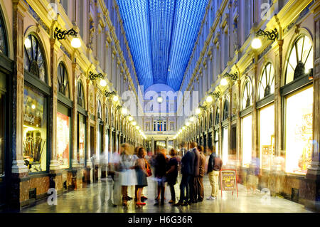 Galeries Royales Saint-Hubert, Bruxelles, Belgique Banque D'Images