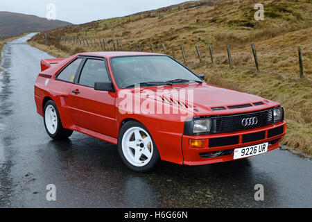 Classic Audi Quattro rally voiture 2 portes Banque D'Images