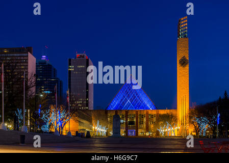 L'hôtel de ville, Edmonton, Alberta, Canada. Banque D'Images