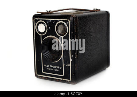 Vintage Camera / vieux Brownie Kodak Banque D'Images