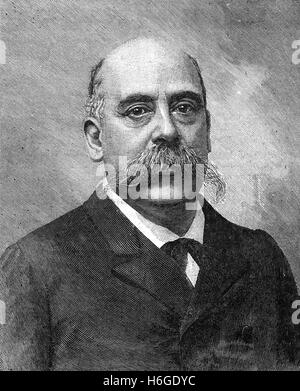 EMILIO CASTELAR (1832-1899) Président de la Première République Espagnole Banque D'Images