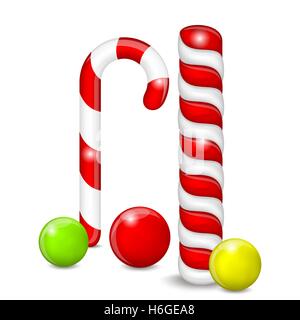 Ensemble de bonbons différents Illustration de Vecteur