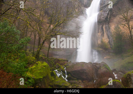 Les chutes d'or, Golden & Silver Falls State Park, New York Banque D'Images