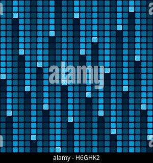 La pluie cosmique Pixel seamless background Illustration de Vecteur