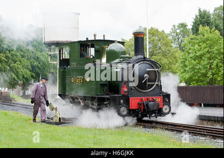 Welshpool et Llanfair moteur, Comtesse, chez Raven Square Station, Welshpool, au Pays de Galles Banque D'Images