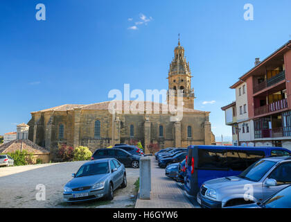 Eglise de Saint Thomas dans le centre de Haro, capitale de la région de Rioja, Espagne Banque D'Images