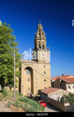 Eglise de Saint Thomas dans le centre de Haro, capitale de la région de Rioja, Espagne Banque D'Images