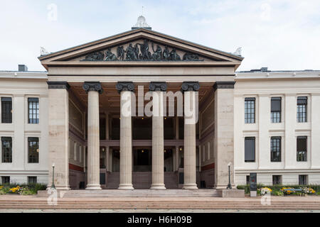 Université d'Oslo, le Domus Media, Faculté de droit, Karl Johans Gate, Oslo, Norvège Banque D'Images
