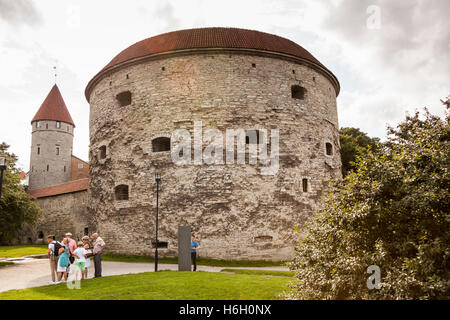 Fat Margaret Tower, accueil à l'Estonian Maritime Museum, Old Town, Tallinn, Estonie Banque D'Images