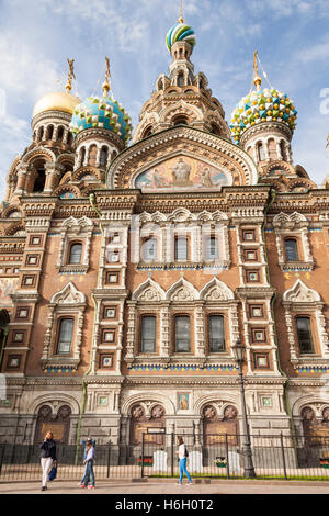 L'église le Sang Versé, également Eglise du Sauveur sur le Sang Versé, Saint-Pétersbourg, Russie Banque D'Images
