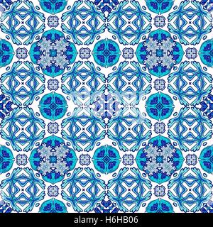Background vintage en céramique. Modèle sans couture. Fond d'abstrait. Vecteur de texture. Illustration en tissu Illustration de Vecteur
