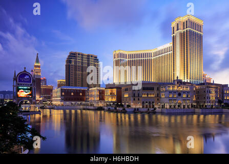 Le Venetian Hotel and Casino, Cotai, Macao Banque D'Images