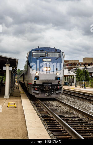 GE d'Amtrak Genesis P42DC no 152 Locomotives, Union Station, 110 Callahan Drive, Alexandria, VA Banque D'Images