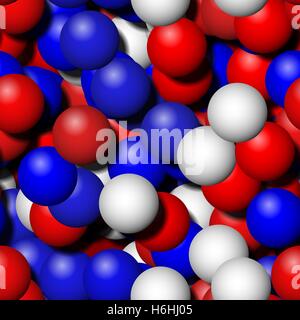 Couleurs du drapeau tricolore français et tchèque. Résumé bleu rouge blanc modèle homogène de petites boules - tuile rendus numériquement Banque D'Images