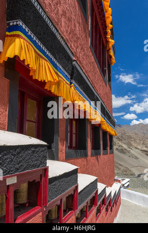 Thikse Monastery, le Gompa largets en Europe centrale le Ladakh et noté pour ressembler à du Palais du Potala à Lhassa Banque D'Images