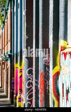 L'art de la rue, Fitzroy, Melbourne, Victoria, Australie Banque D'Images