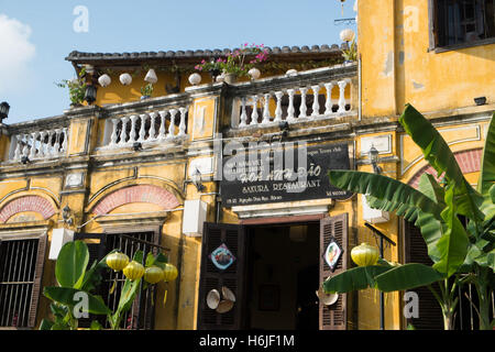 Akura restaurant à Hoi An city center,le centre du Vietnam, Asie Banque D'Images