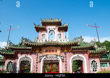 Phuk Kien Fukien Chinese Assembly Hall passerelle dans l'ancienne ville de Hoi An, Vietnam central,Asia Banque D'Images