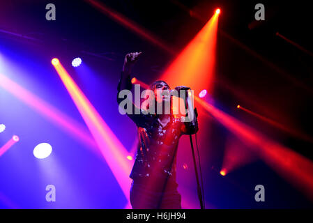 Barcelone - 4 JUIL : Primal Scream (band) en concert au Festival de Vida le 4 juillet 2015 à Barcelone, Espagne. Banque D'Images