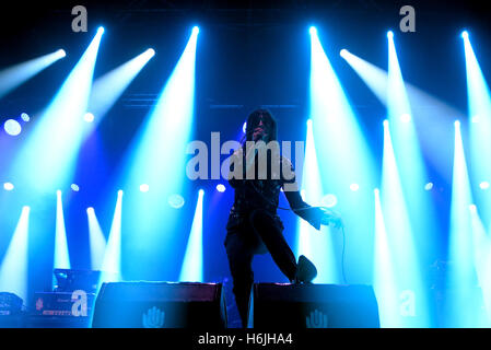 Barcelone - 4 JUIL : Primal Scream (band) en concert au Festival de Vida le 4 juillet 2015 à Barcelone, Espagne. Banque D'Images